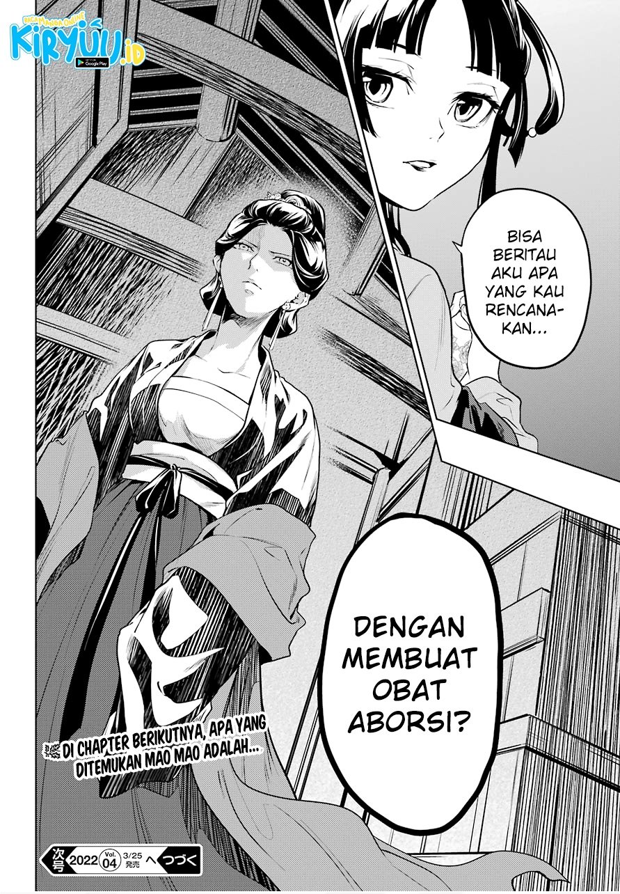 Kusuriya no Hitorigoto Chapter 51 Bahasa Indonesia
