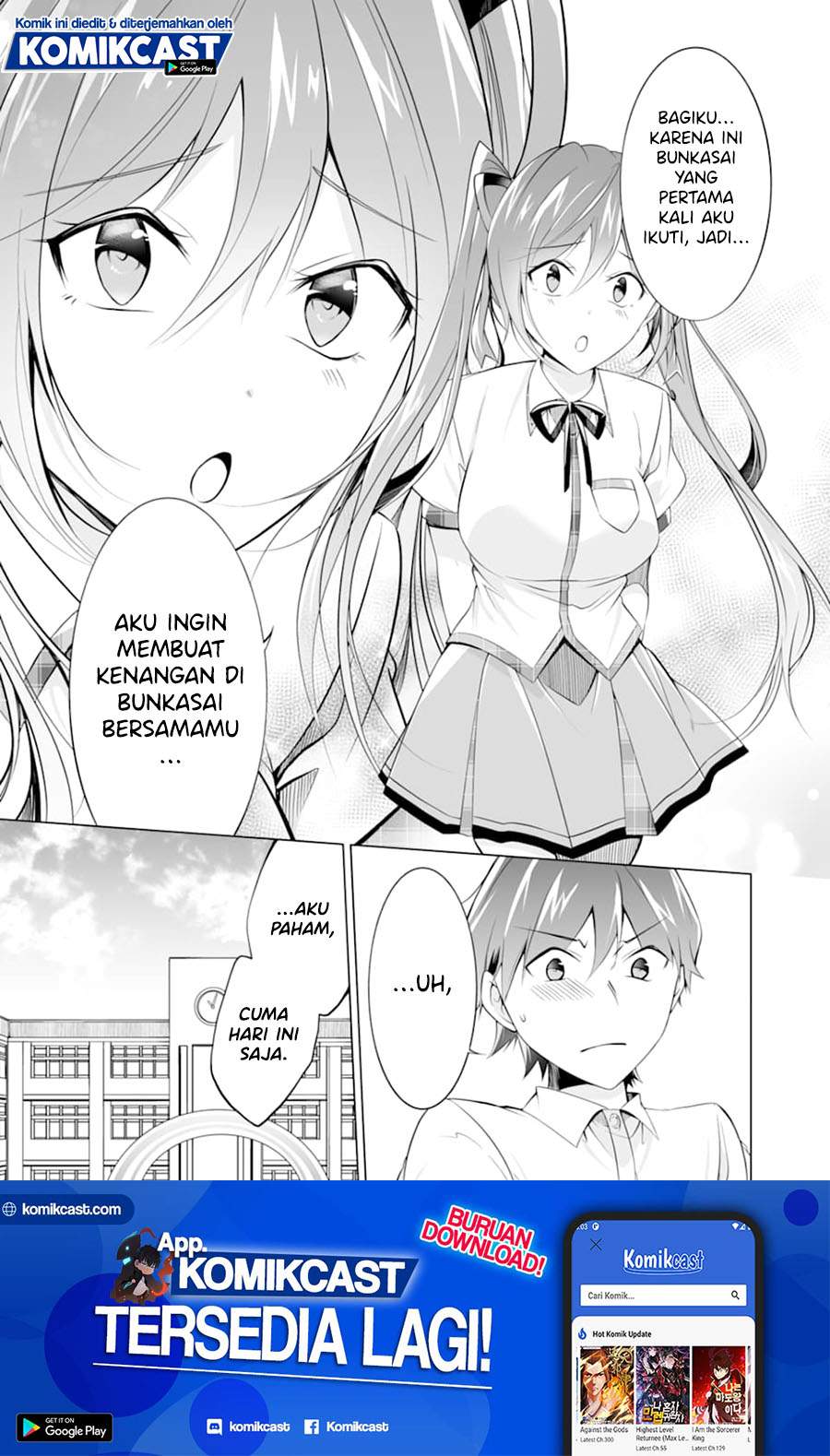 Chuuko demo Koi ga Shitai! Chapter 77 Bahasa Indonesia