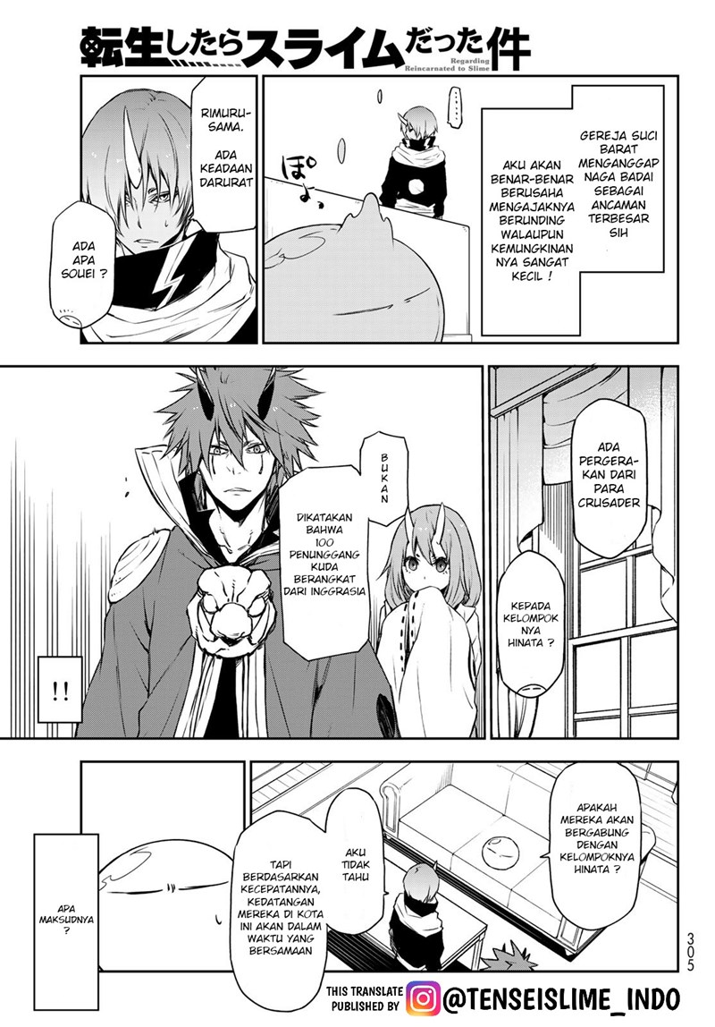 Tensei Shitara Slime Datta Ken Chapter 91 Bahasa Indonesia