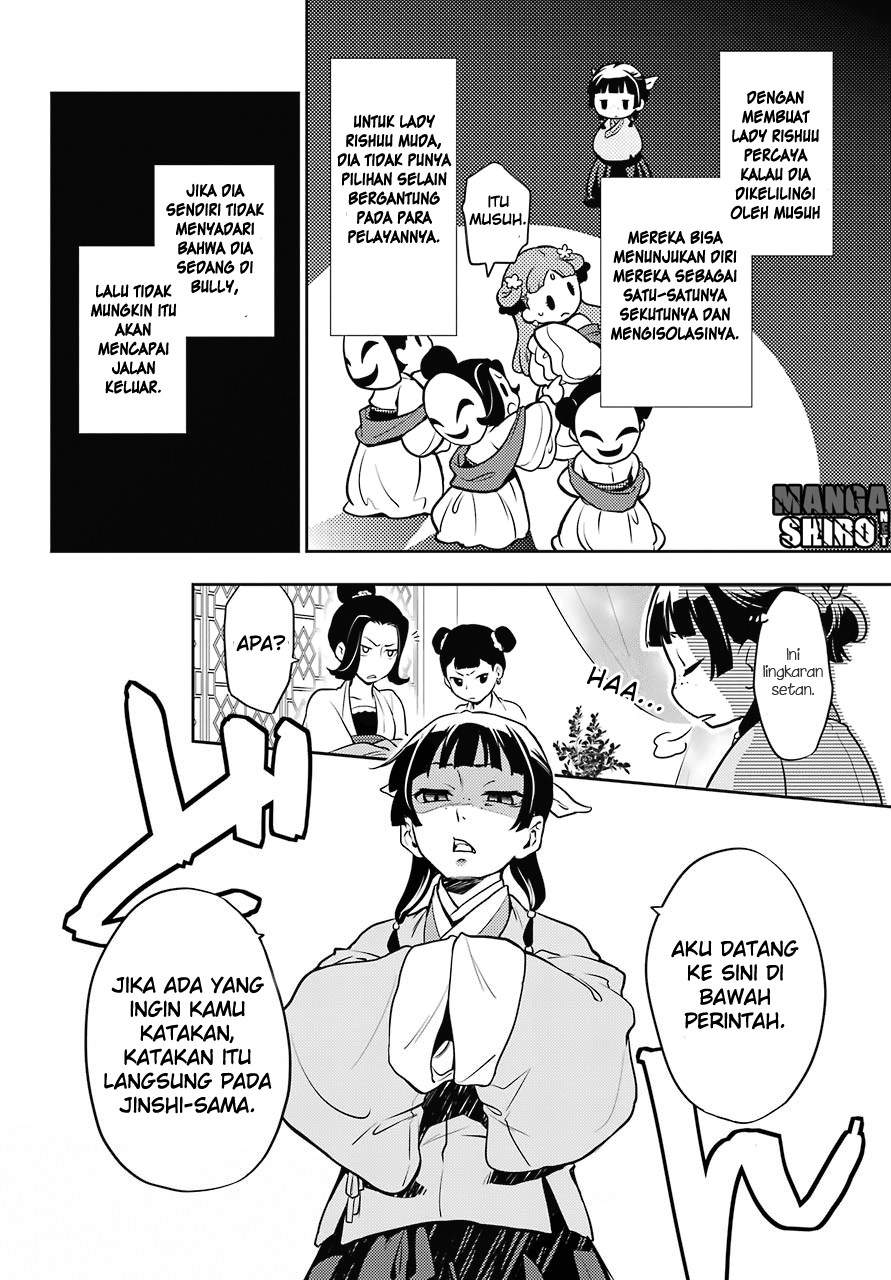 Kusuriya no Hitorigoto Chapter 16 Bahasa Indonesia