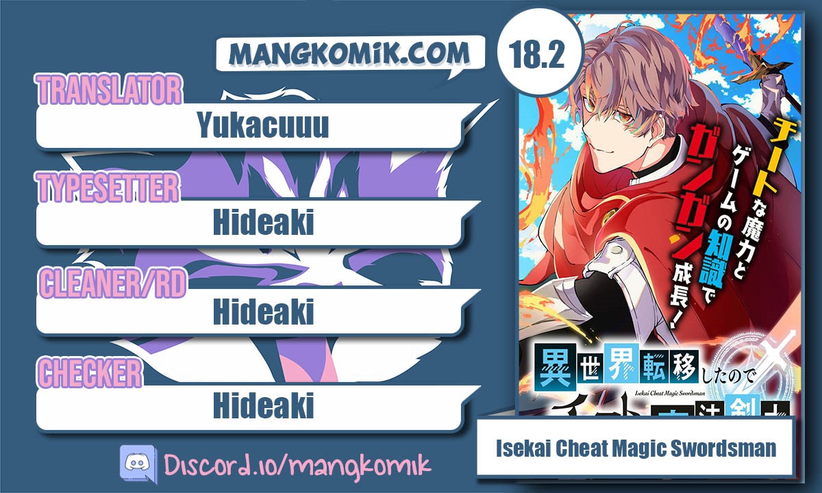 Isekai Cheat Magic Swordsman Chapter 18.2 Bahasa Indonesia