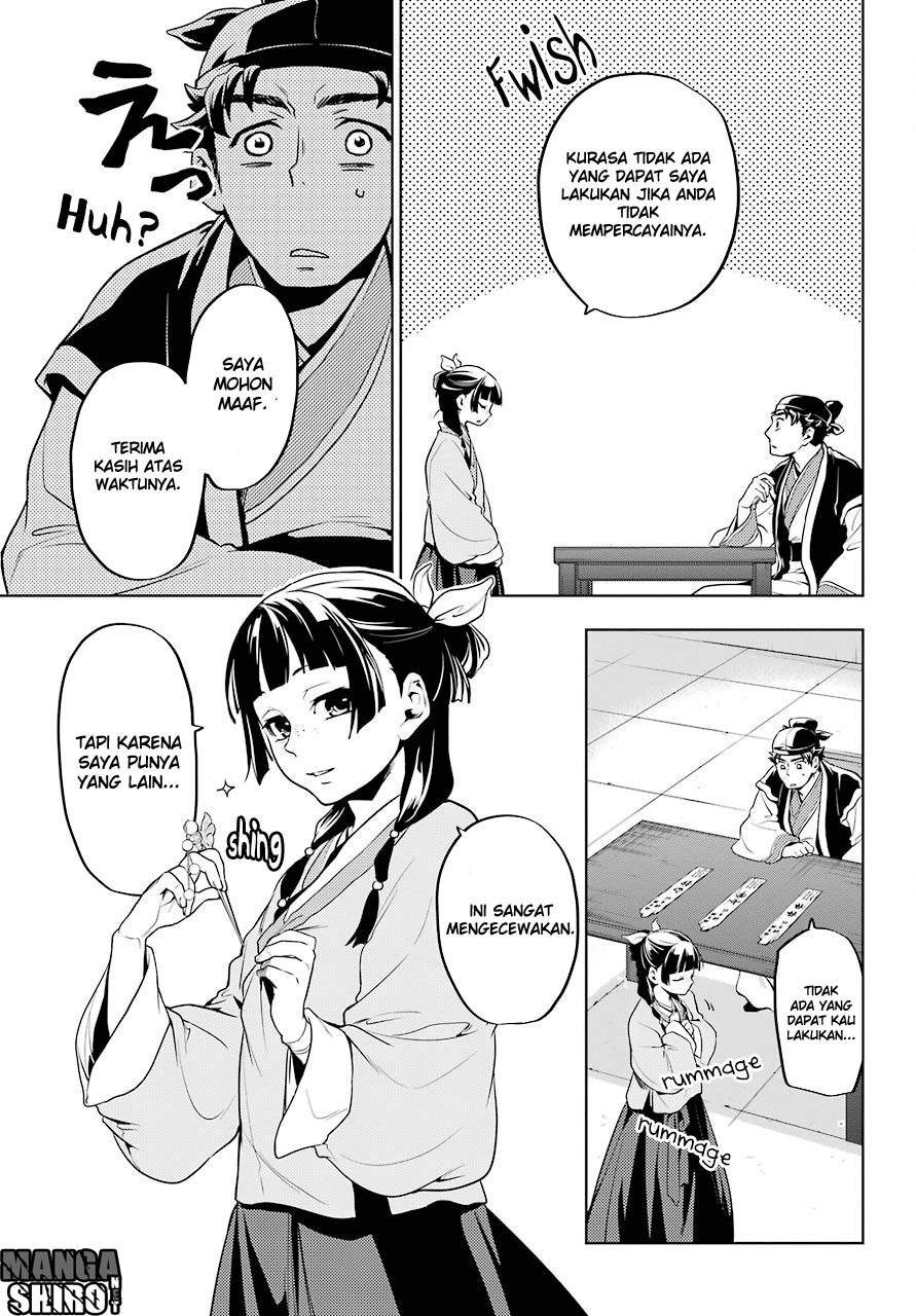 Kusuriya no Hitorigoto Chapter 10 Bahasa Indonesia