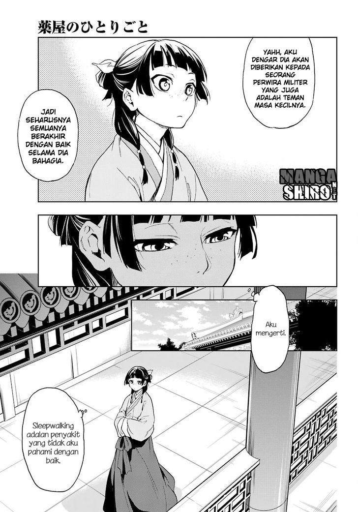 Kusuriya no Hitorigoto Chapter 04 Bahasa Indonesia