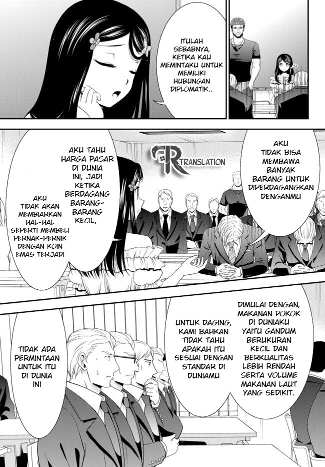 Rougo ni sonaete i sekai de 8 man-mai no kinka o tamemasu Chapter 50 Bahasa Indonesia