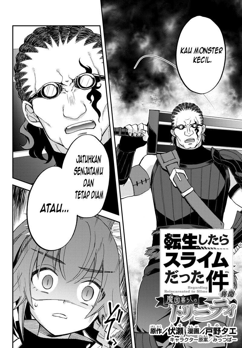 Tensei shitara Slime datta Ken Ibun: Makoku Gurashi no Trinity Chapter 16 Bahasa Indonesia