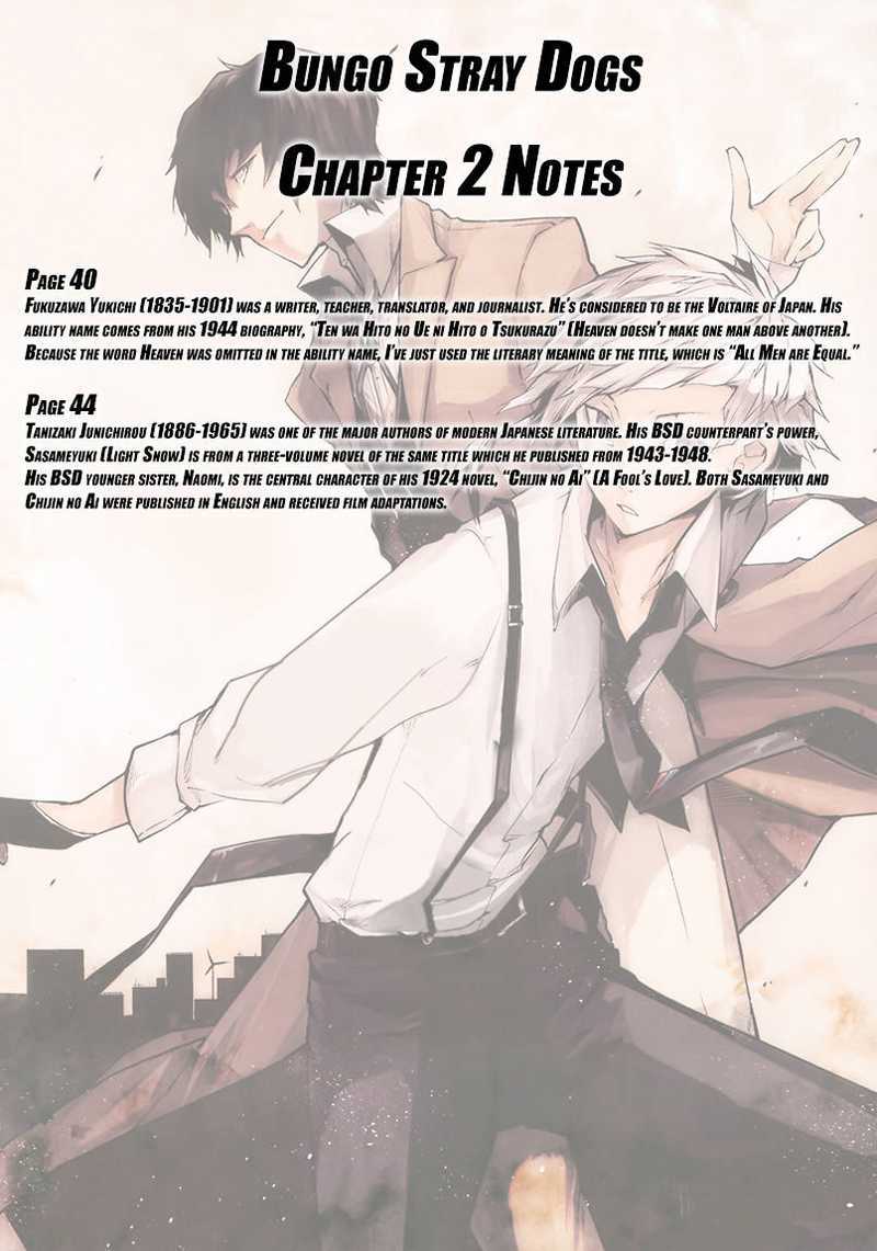 Bungou Stray Dogs Chapter 2