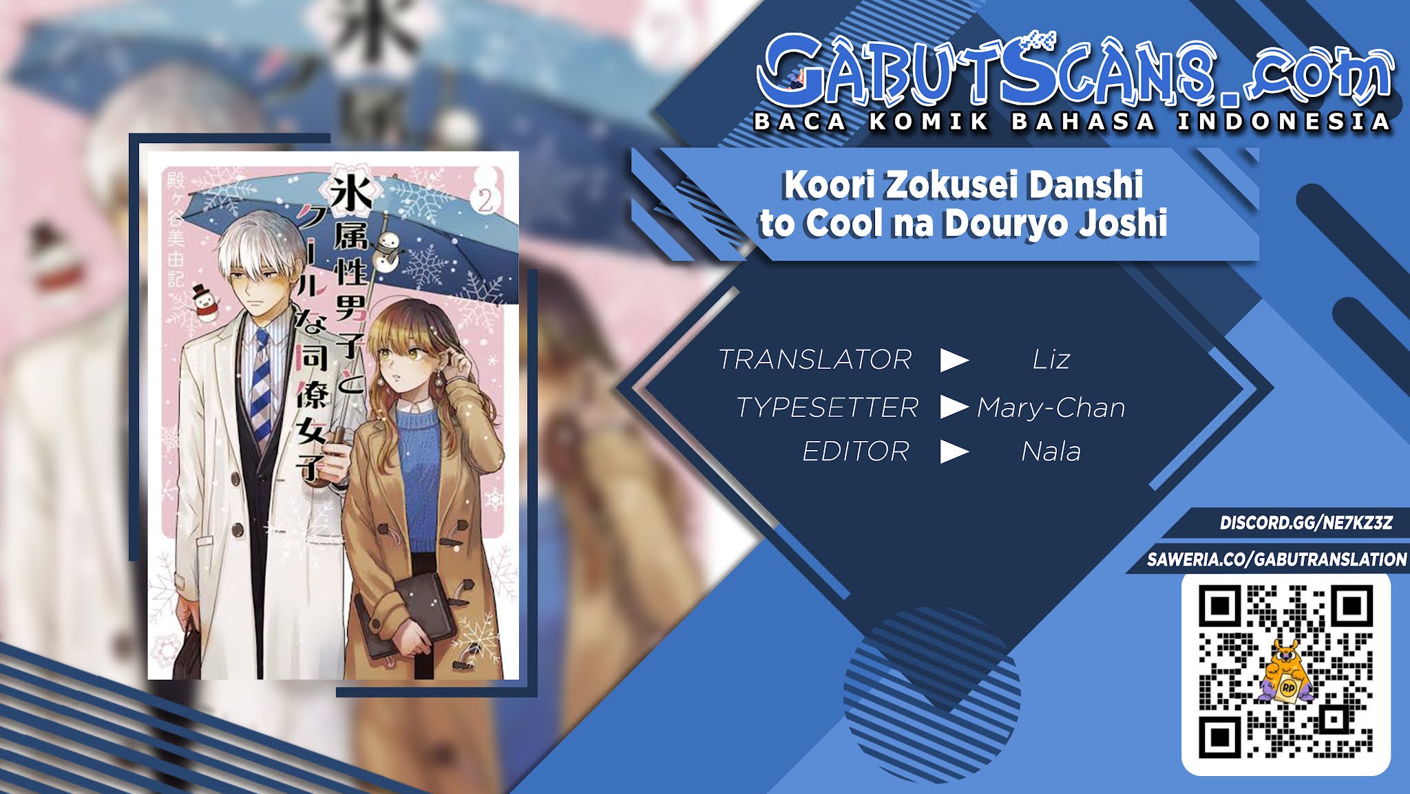 Koori Zokusei Danshi to Cool na Douryo Joshi Chapter 07 Bahasa Indonesia