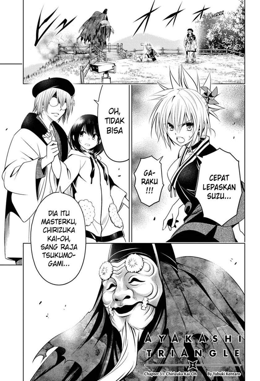 Ayakashi Triangle Chapter 31 Bahasa Indonesia