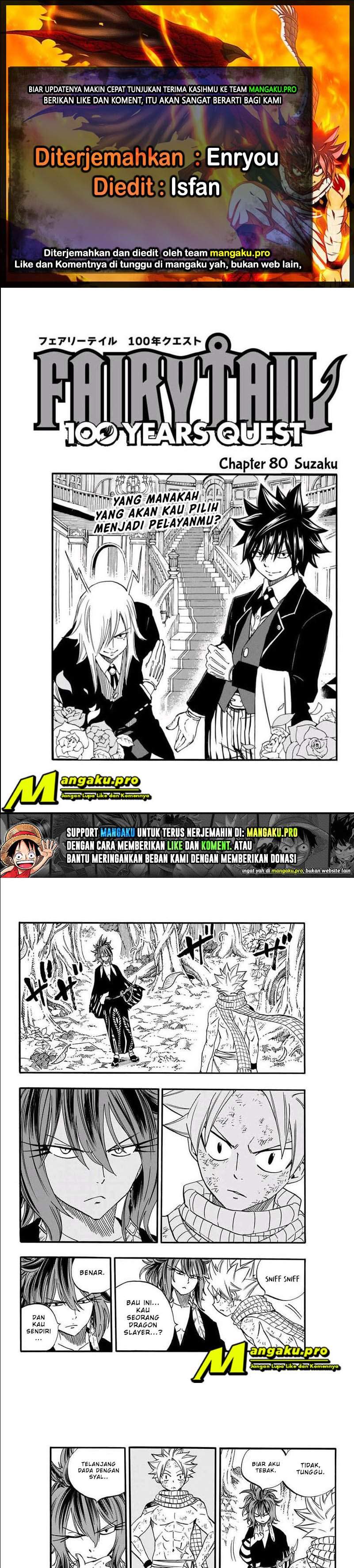 Fairy Tail: 100 Years Quest Chapter 80 Bahasa Indonesia