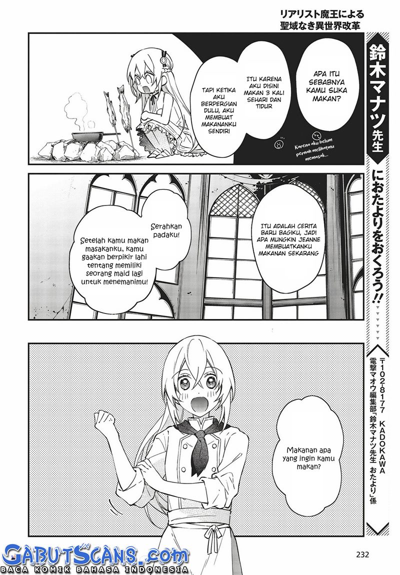 Realist Maou Niyoru Seiiki Naki Isekai Kaikaku Chapter 33 Bahasa Indonesia