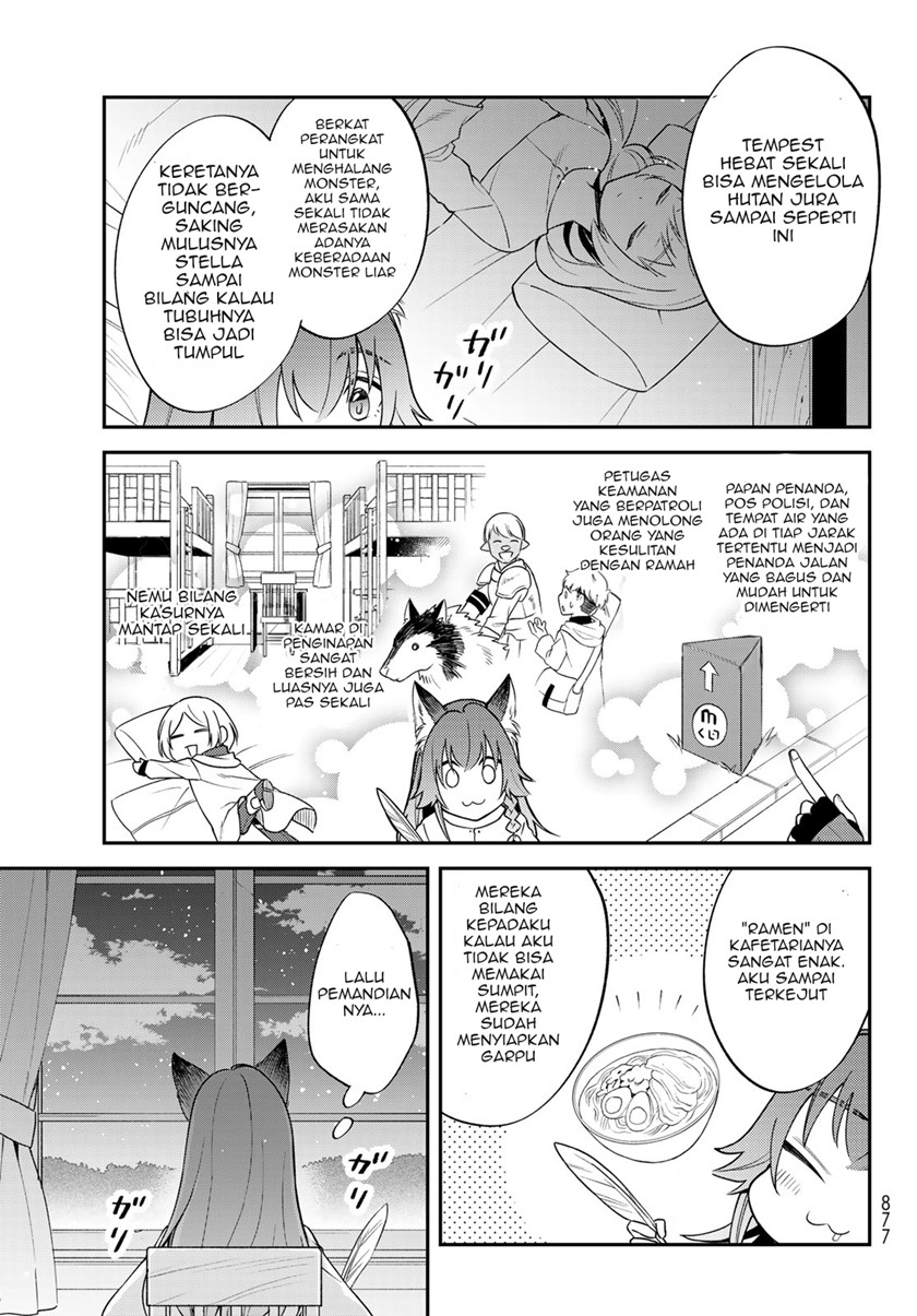 Tensei shitara Slime datta Ken Ibun: Makoku Gurashi no Trinity Chapter 45 Bahasa Indonesia