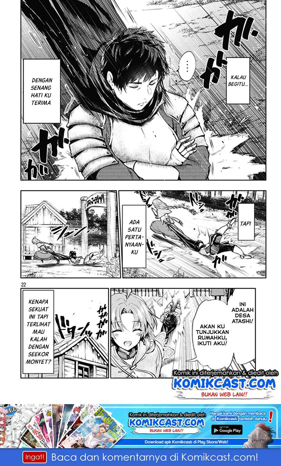 Kaiko sareta Ankoku Heishi (30-dai) no Slow na Second Life Chapter 01 Bahasa Indonesia