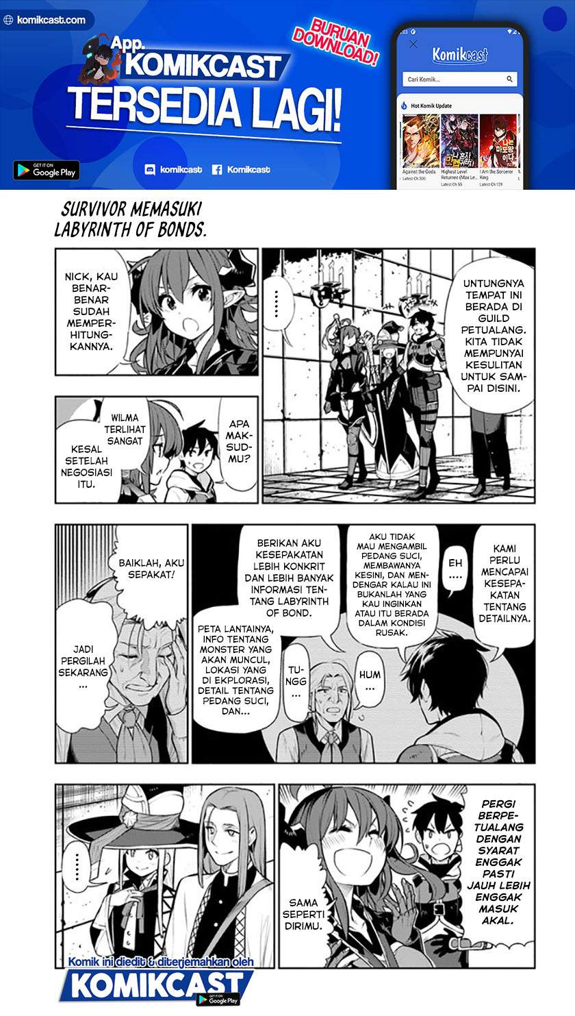 The Adventurers That Don’t Believe In Humanity Will Save The World Chapter 16.5 (Omake 15.5) Bahasa Indonesia