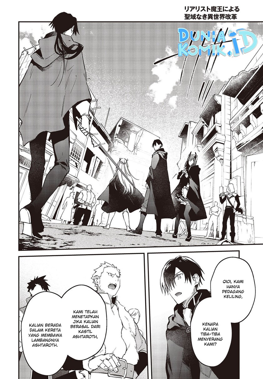 Realist Maou Niyoru Seiiki Naki Isekai Kaikaku Chapter 42 Bahasa Indonesia