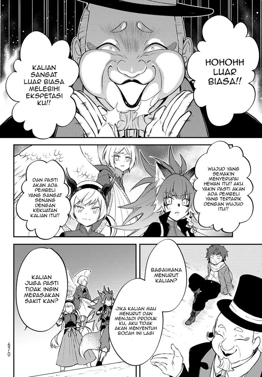 Tensei shitara Slime datta Ken Ibun: Makoku Gurashi no Trinity Chapter 50 Bahasa Indonesia