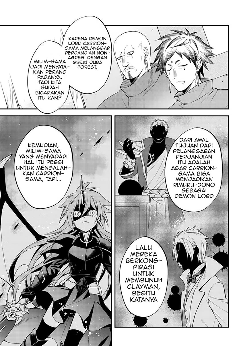 Tensei shitara Slime datta Ken Ibun: Makoku Gurashi no Trinity Chapter 34 Bahasa Indonesia