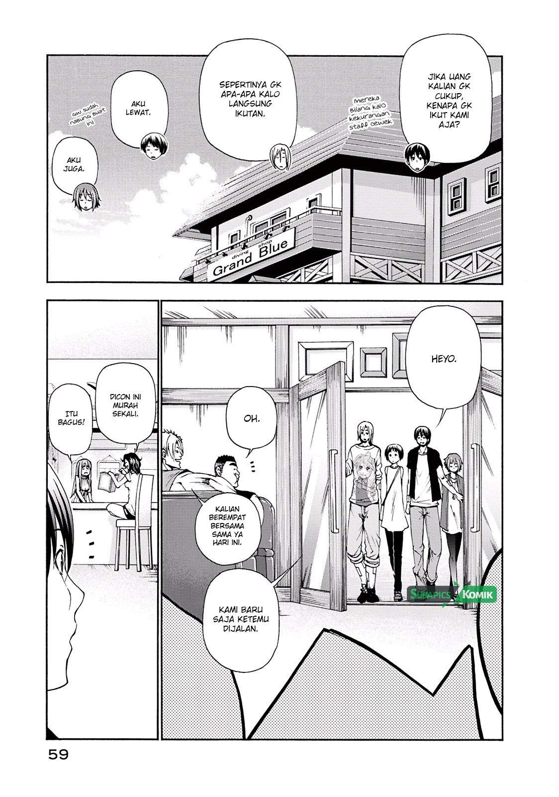 Grand Blue Chapter 15 Bahasa Indonesia