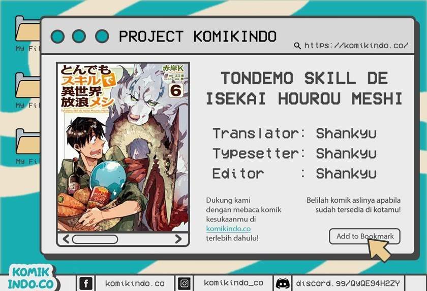 Tondemo Skill de Isekai Hourou Meshi Chapter 44 Bahasa Indonesia