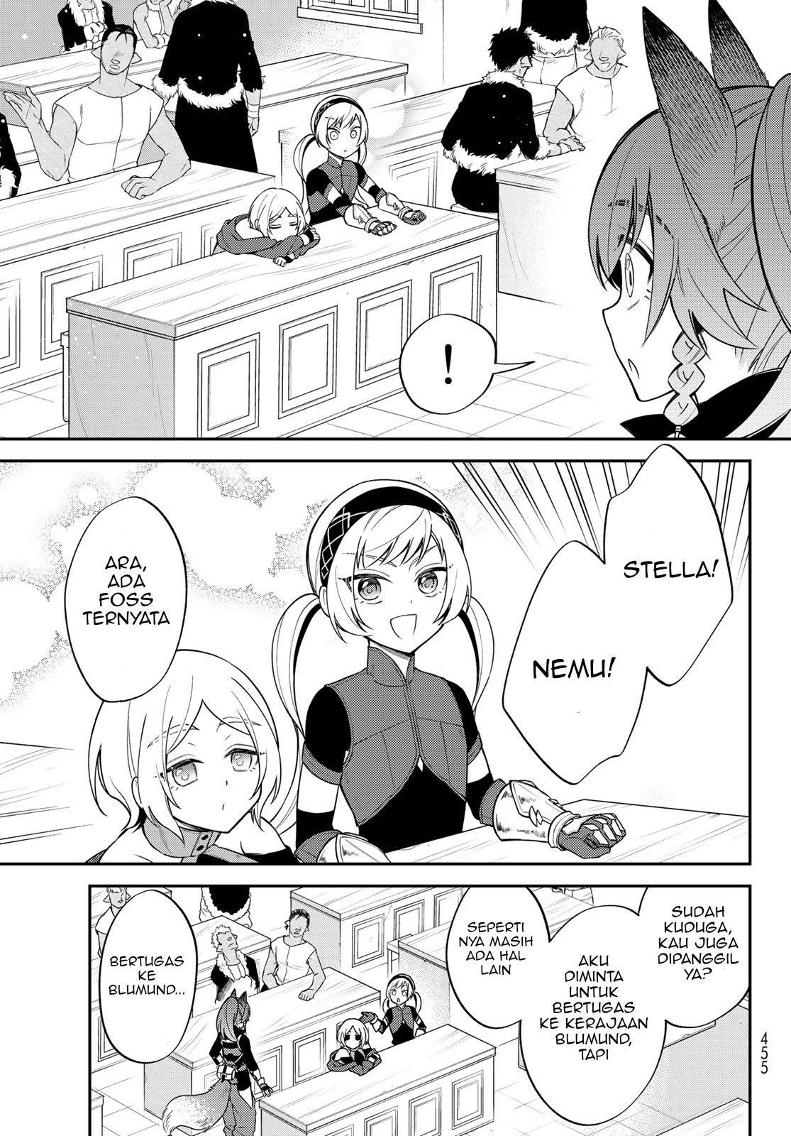 Tensei shitara Slime datta Ken Ibun: Makoku Gurashi no Trinity Chapter 43 Bahasa Indonesia