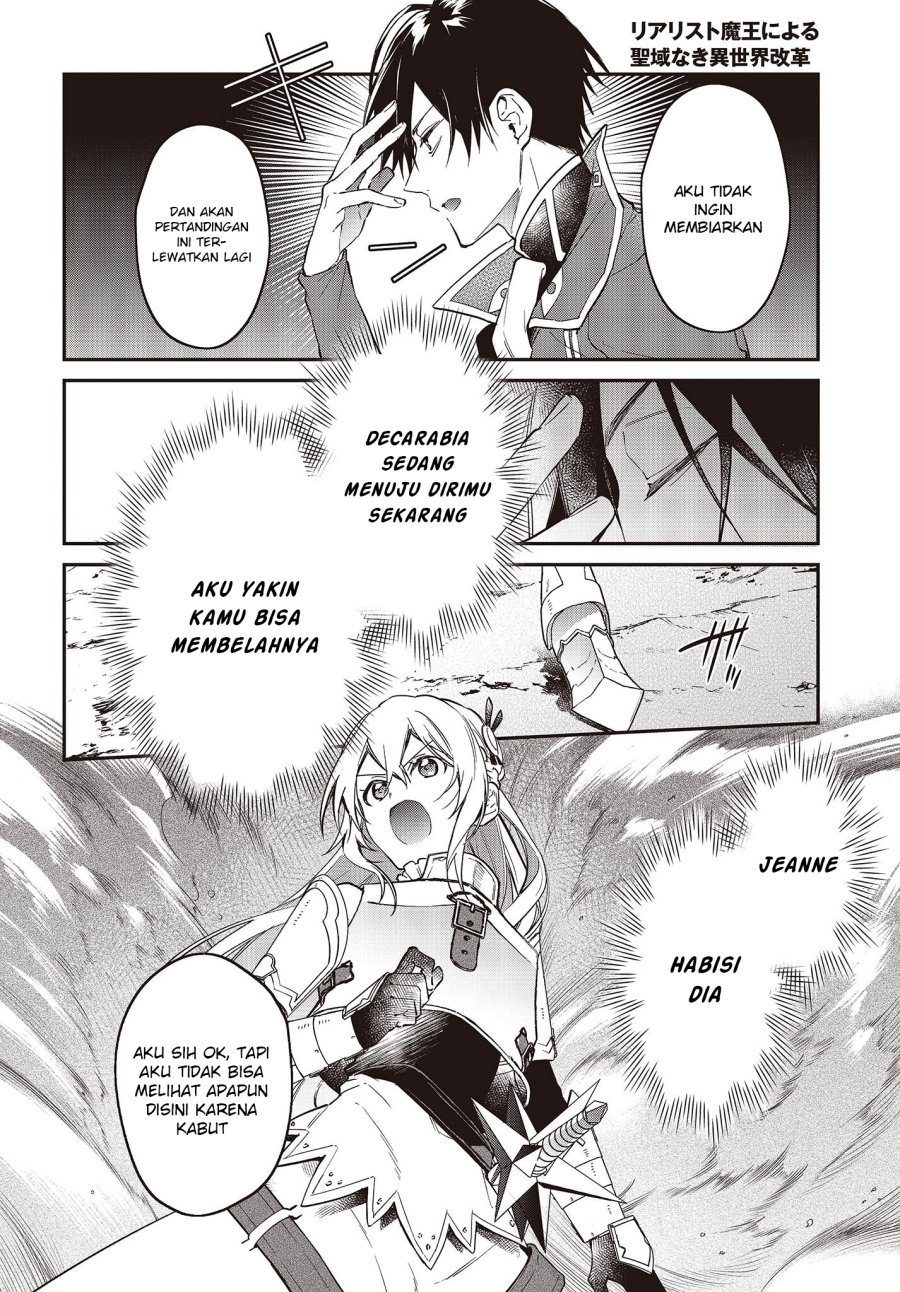 Realist Maou Niyoru Seiiki Naki Isekai Kaikaku Chapter 35 Bahasa Indonesia