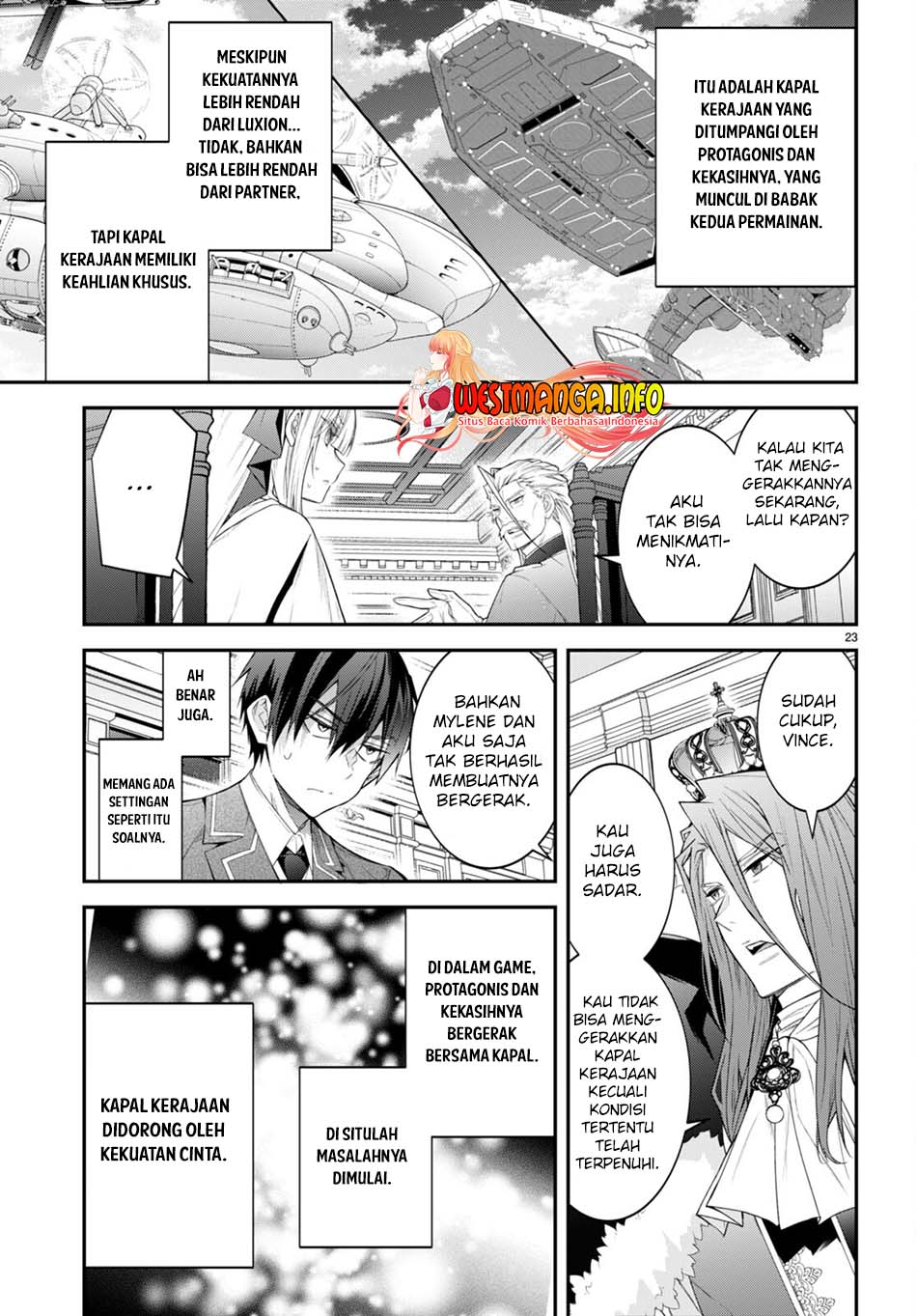 Otome Game Sekai wa Mob ni Kibishii Sekai Desu Chapter 49 Bahasa Indonesia