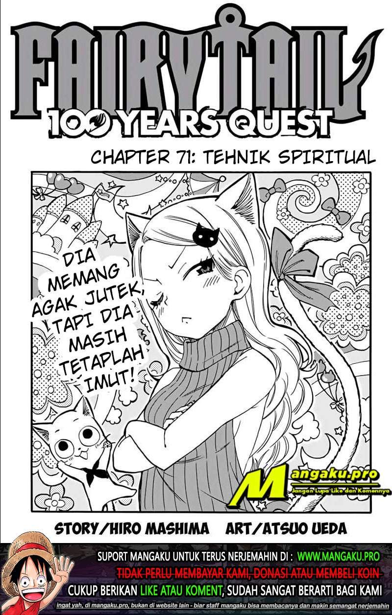 Fairy Tail: 100 Years Quest Chapter 71 Bahasa Indonesia