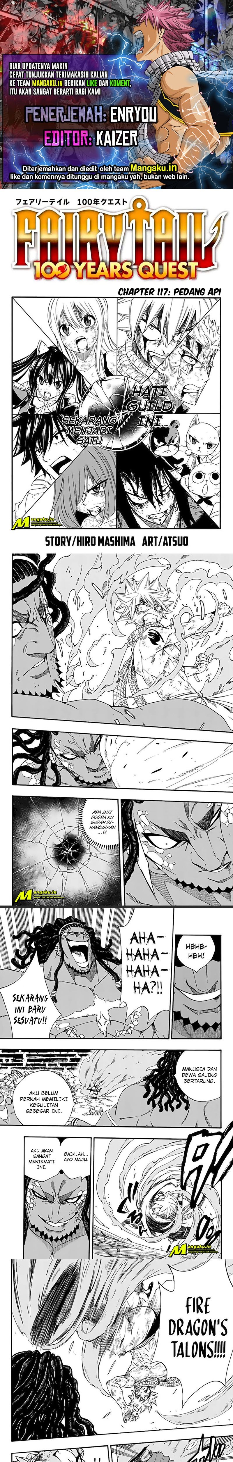 Fairy Tail: 100 Years Quest Chapter 117 Bahasa Indonesia