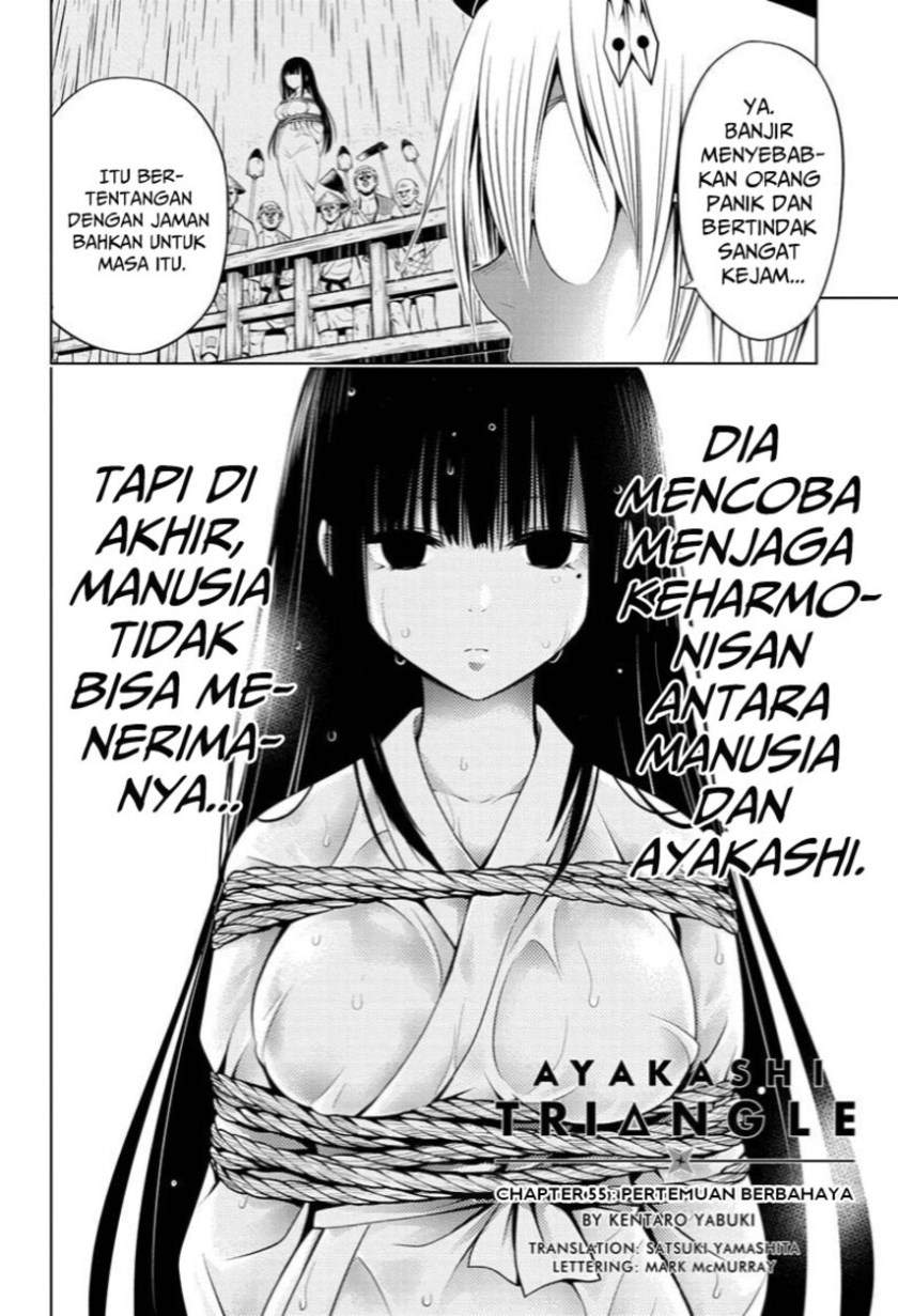 Ayakashi Triangle Chapter 55 Bahasa Indonesia