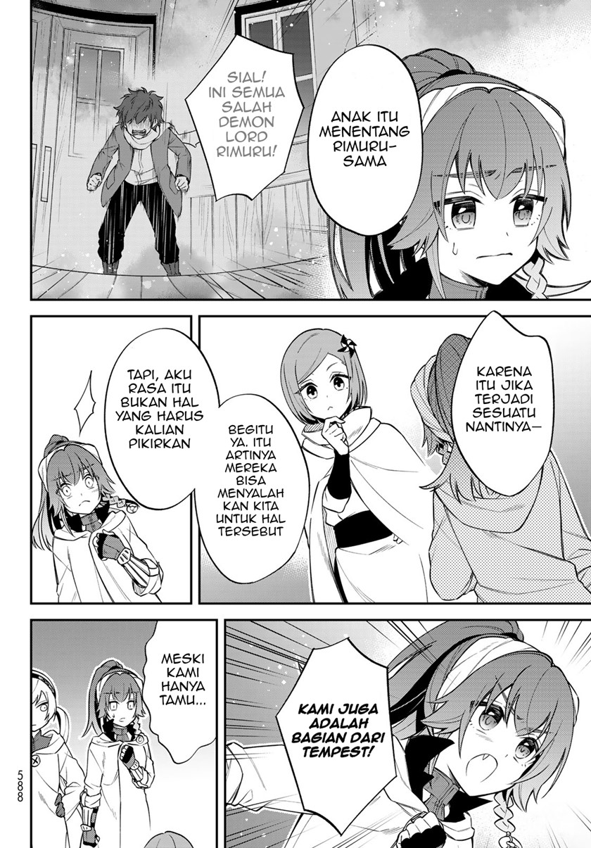 Tensei shitara Slime datta Ken Ibun: Makoku Gurashi no Trinity Chapter 48 Bahasa Indonesia