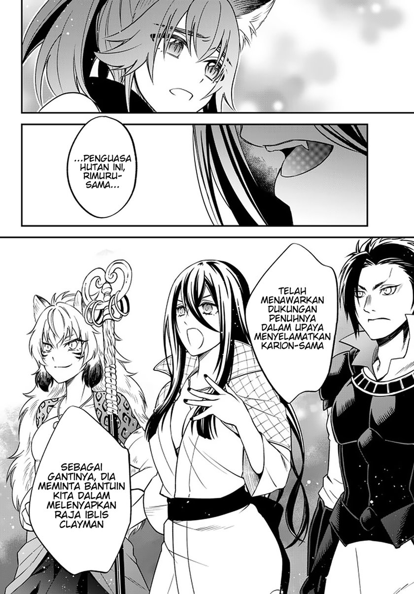 Tensei shitara Slime datta Ken Ibun: Makoku Gurashi no Trinity Chapter 27 Bahasa Indonesia