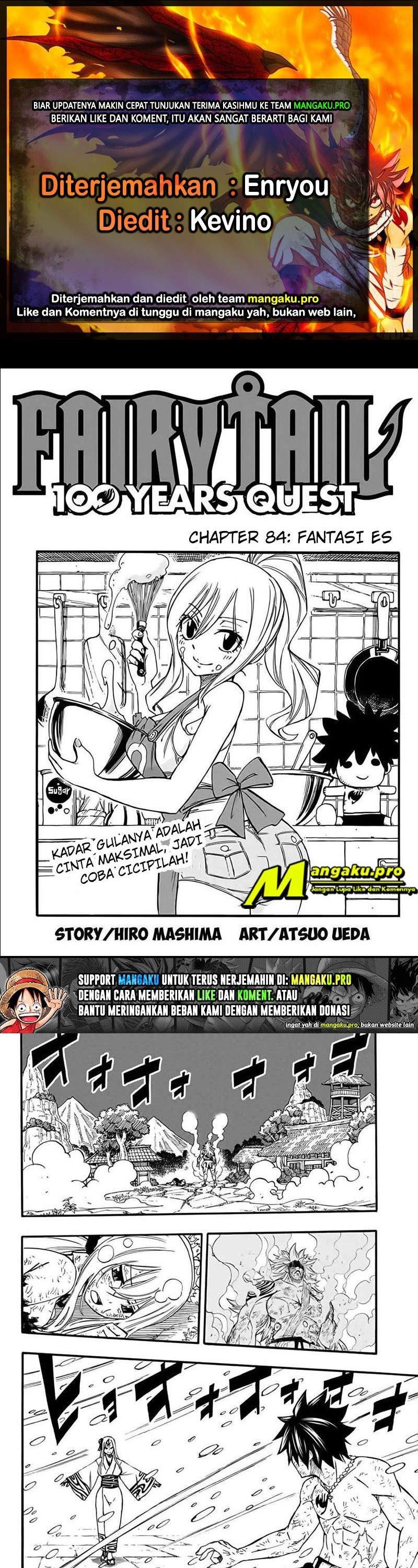 Fairy Tail: 100 Years Quest Chapter 84 Bahasa Indonesia