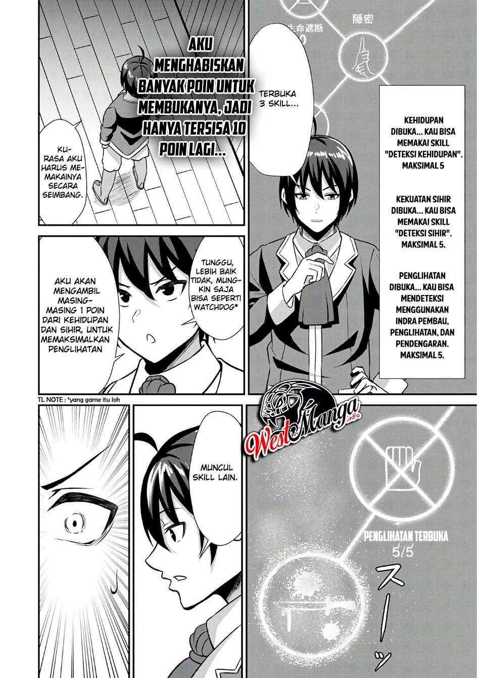 Sacchi Sarenai Saikyou Shoku Rule Breaker Chapter 01.1 Bahasa Indonesia