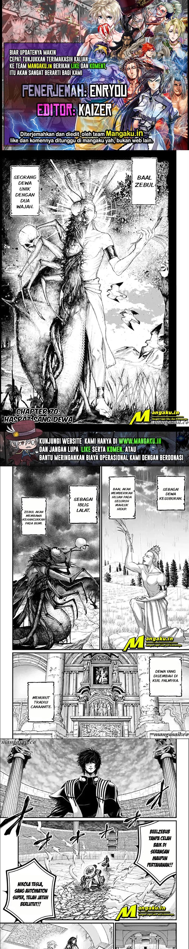 Shuumatsu no Valkyrie Chapter 70 Bahasa Indonesia