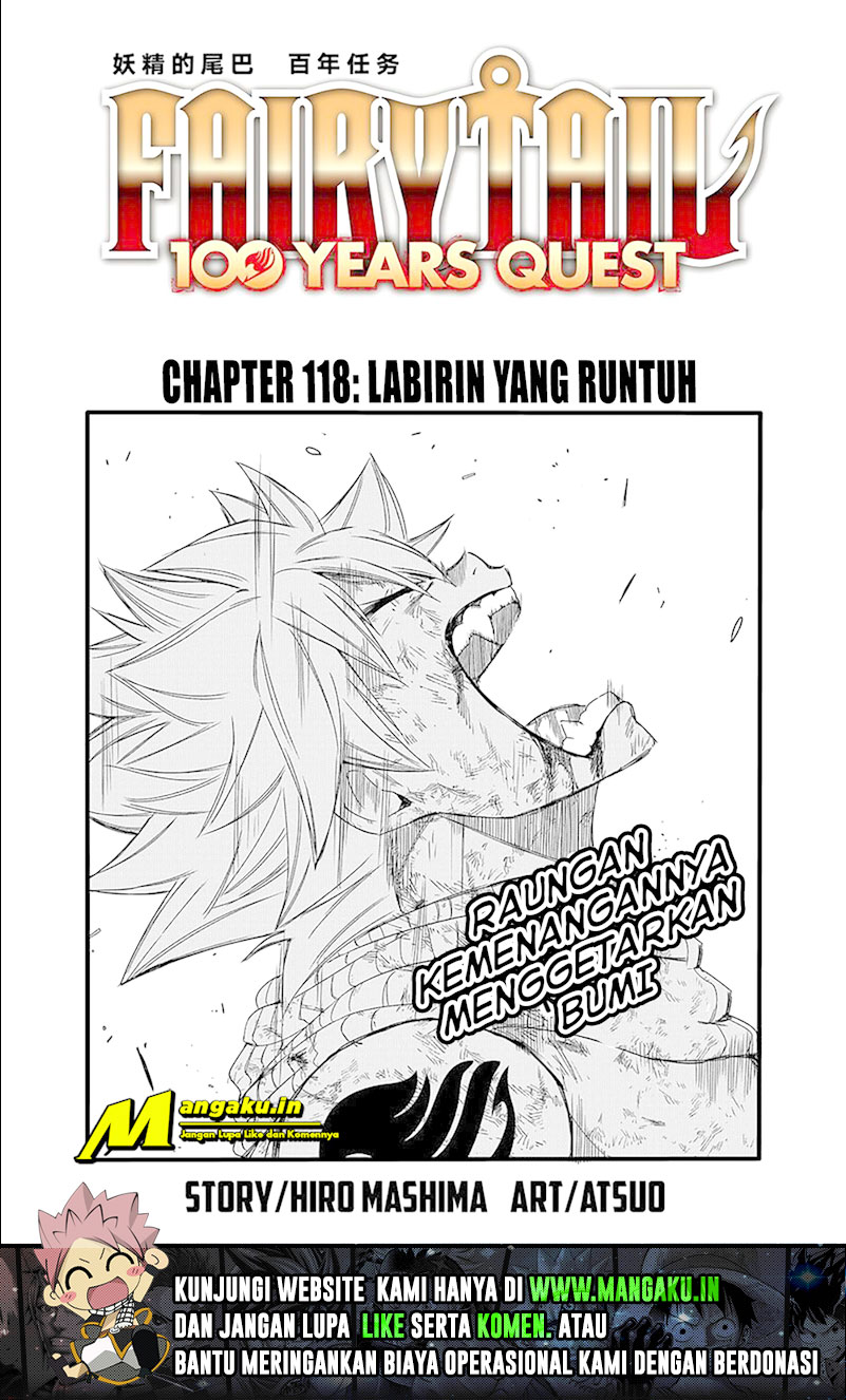 Fairy Tail: 100 Years Quest Chapter 118 Bahasa Indonesia