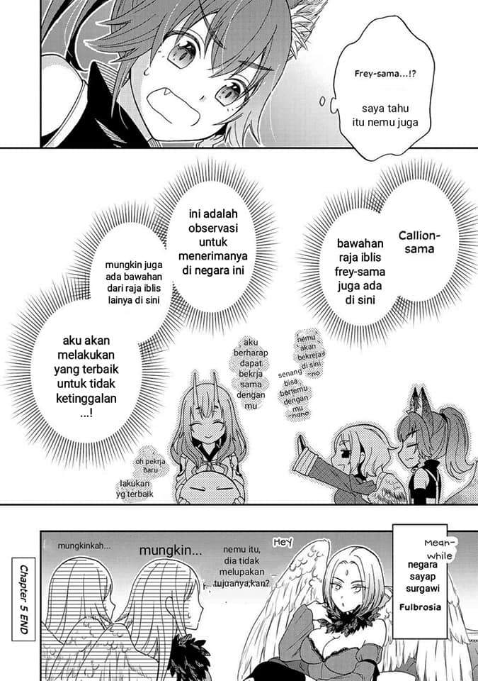 Tensei shitara Slime datta Ken Ibun: Makoku Gurashi no Trinity Chapter 05 Bahasa Indonesia