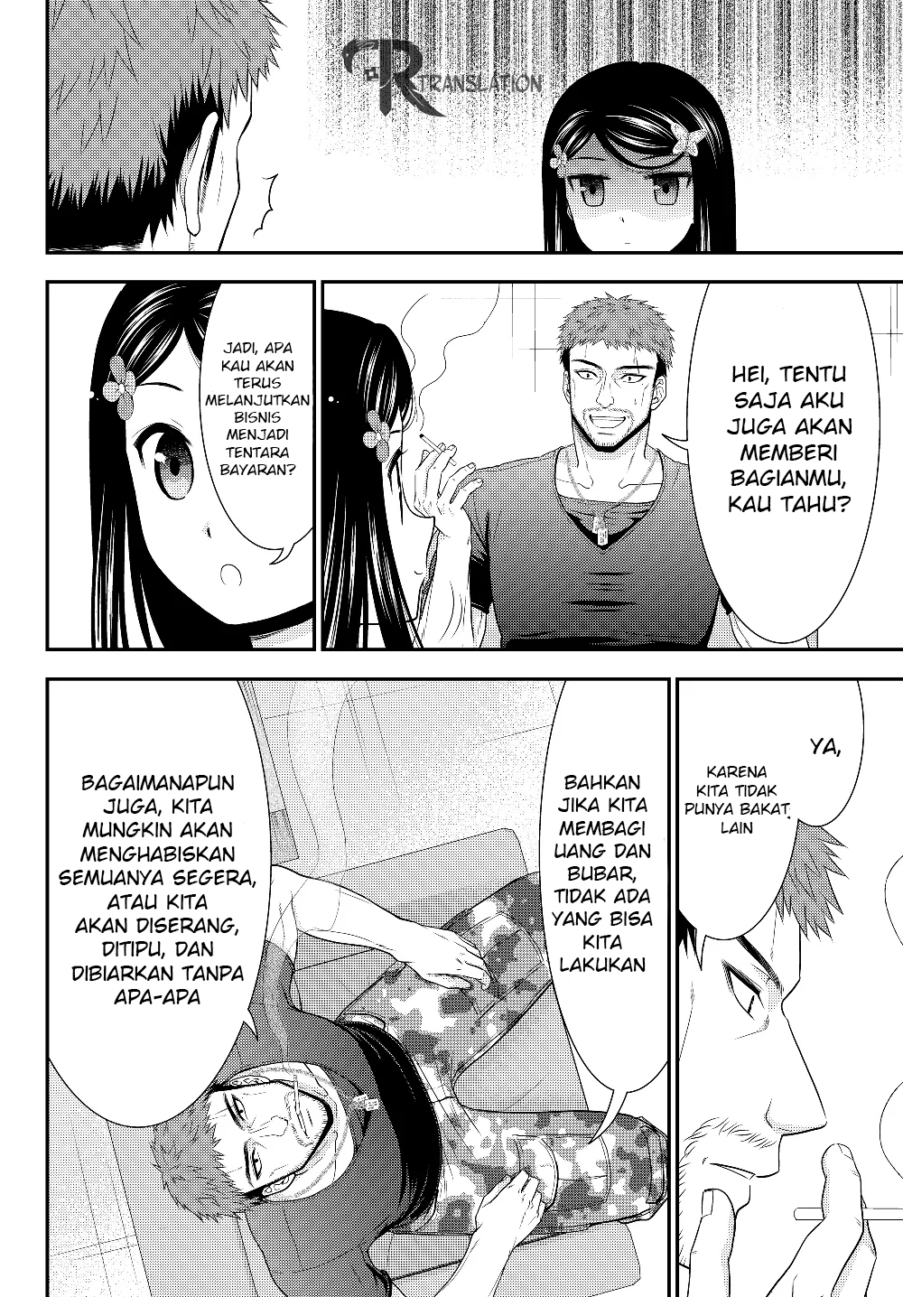 Rougo ni sonaete i sekai de 8 man-mai no kinka o tamemasu Chapter 47 Bahasa Indonesia