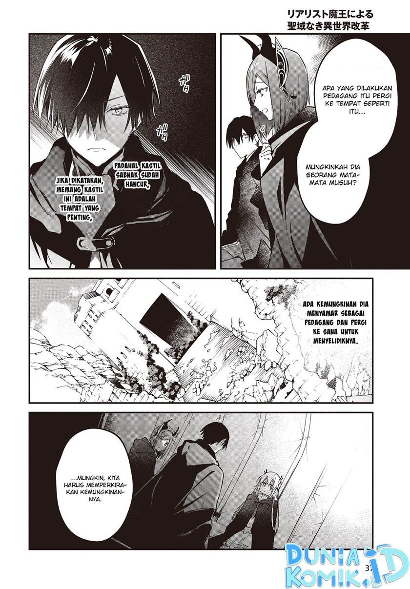 Realist Maou Niyoru Seiiki Naki Isekai Kaikaku Chapter 42 Bahasa Indonesia