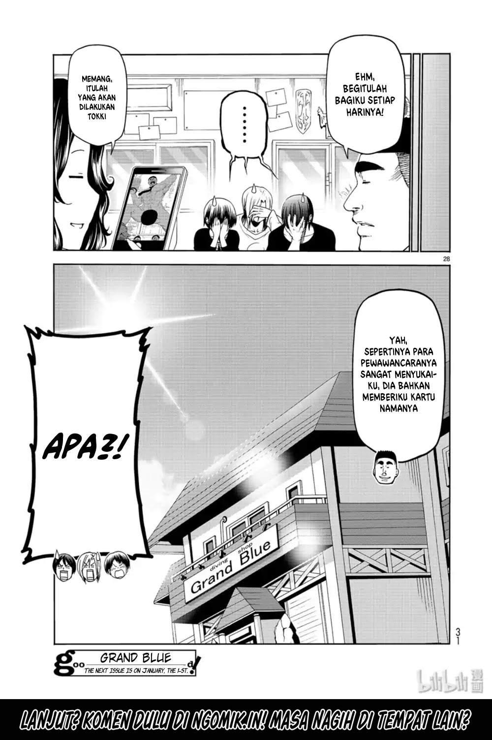 Grand Blue Chapter 58 Bahasa Indonesia