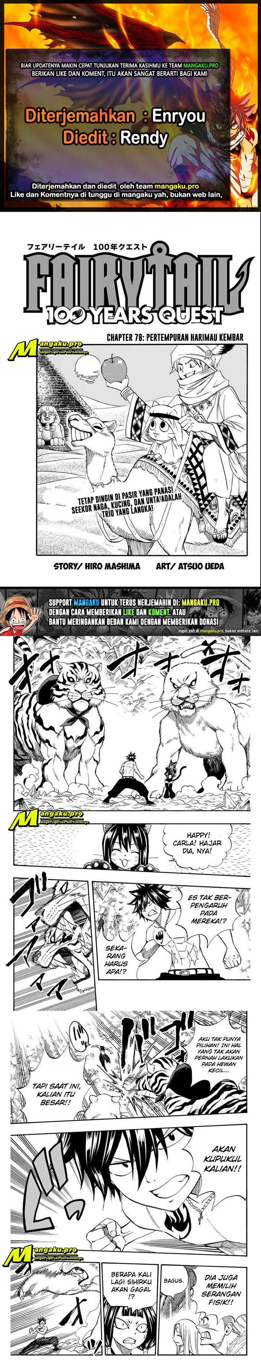 Fairy Tail: 100 Years Quest Chapter 76 Bahasa Indonesia