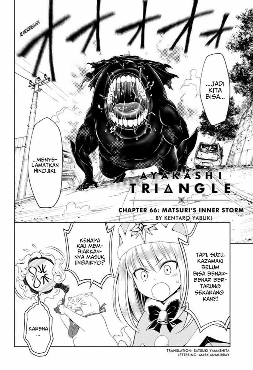 Ayakashi Triangle Chapter 66 Bahasa Indonesia