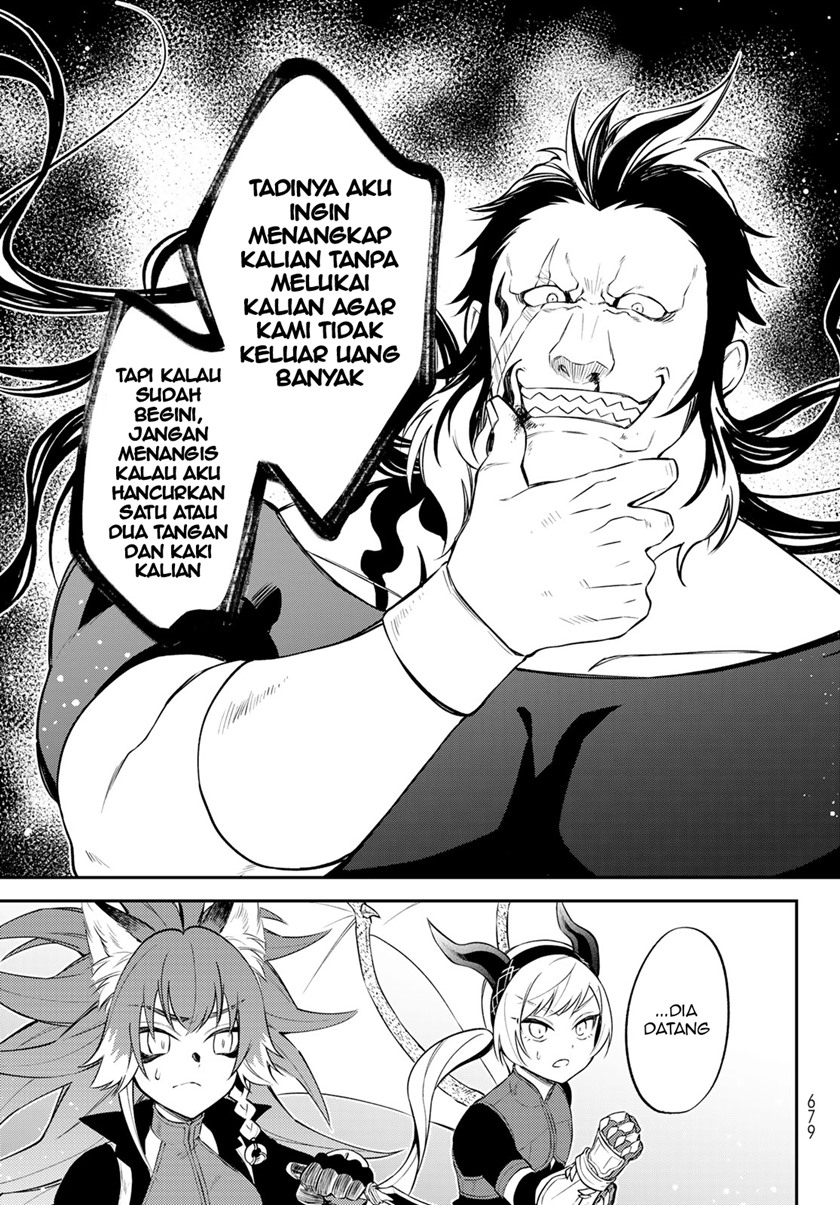 Tensei shitara Slime datta Ken Ibun: Makoku Gurashi no Trinity Chapter 50 Bahasa Indonesia