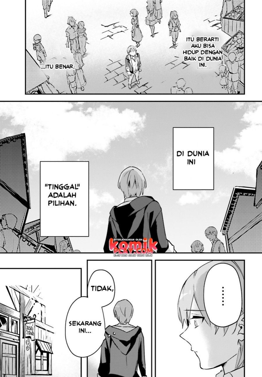 Yuusha Shoukan ni Makikomareta kedo, Isekai wa Heiwa deshita Chapter 28 Bahasa Indonesia