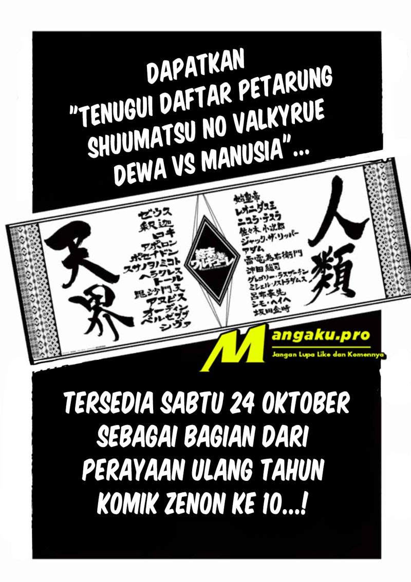 Shuumatsu no Valkyrie Chapter 37.5 Bahasa Indonesia