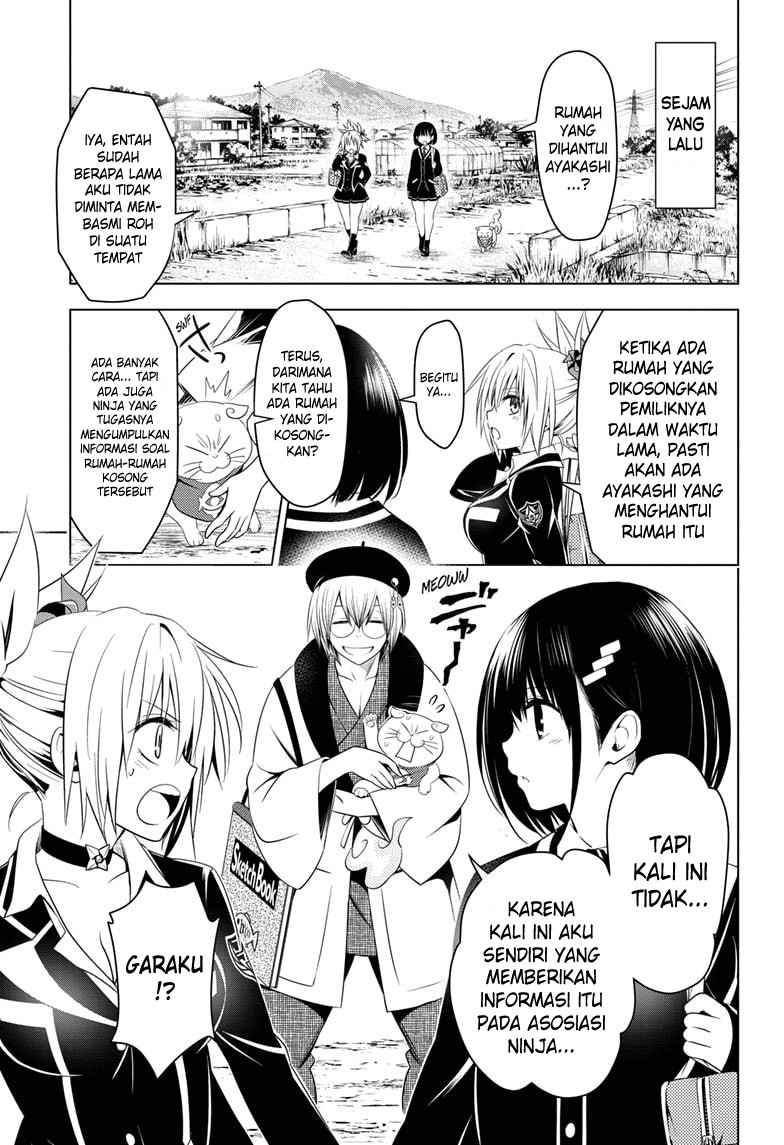 Ayakashi Triangle Chapter 28 Bahasa Indonesia