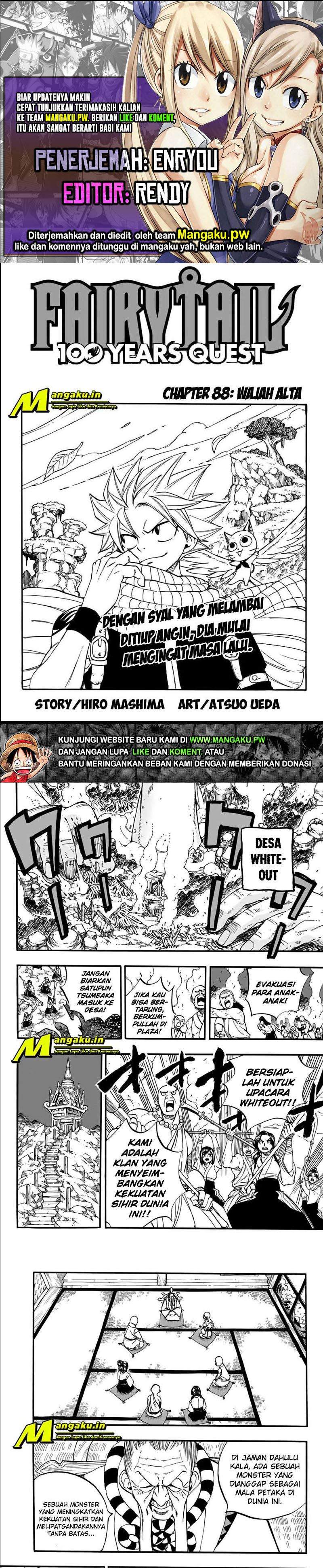 Fairy Tail: 100 Years Quest Chapter 88 Bahasa Indonesia