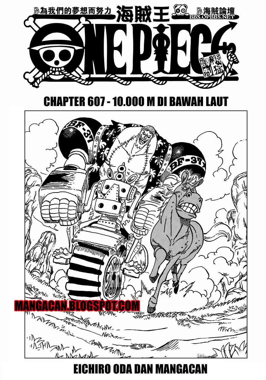 One Piece Chapter 607 Bahasa Indonesia