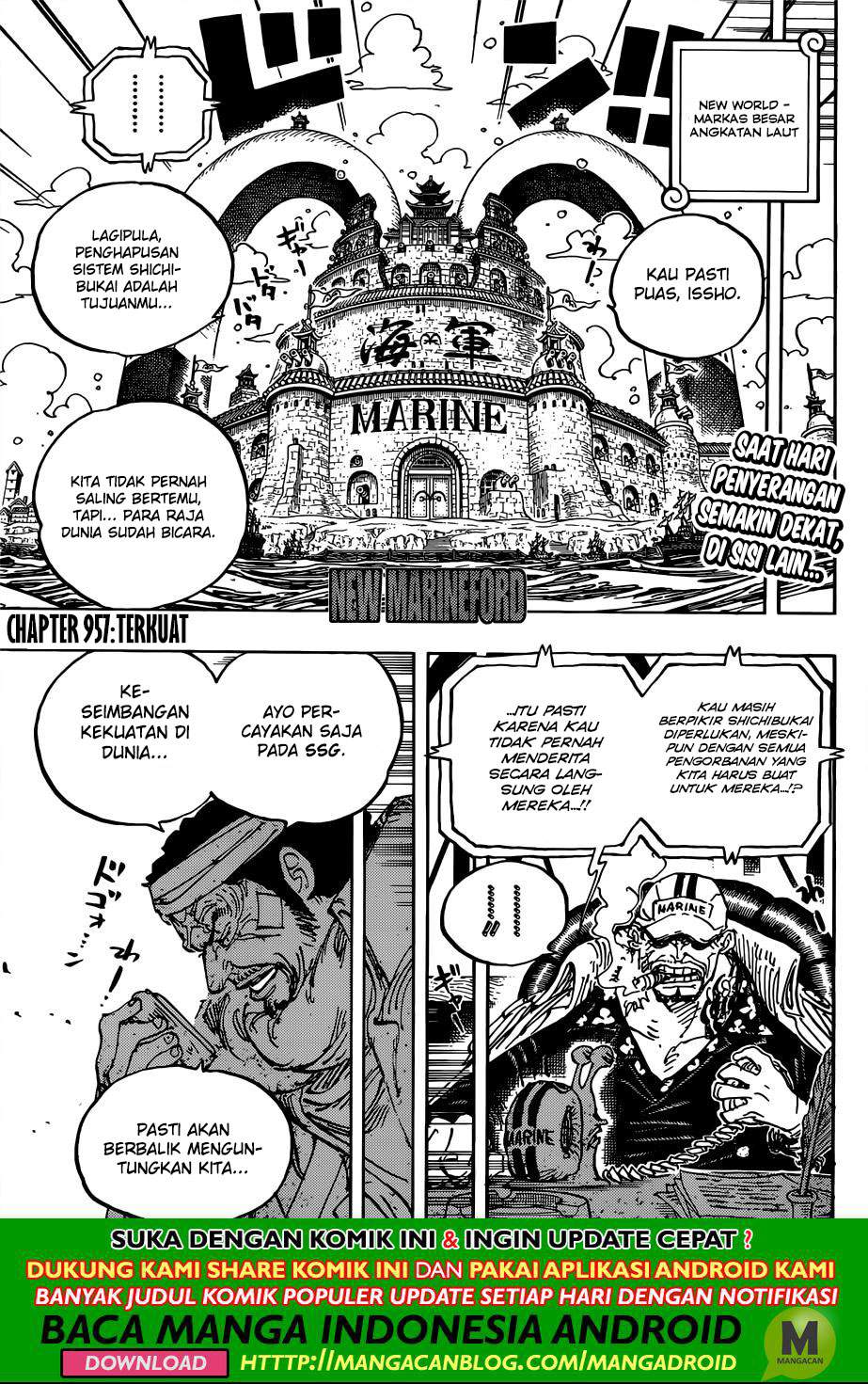 One Piece Chapter 957 Bahasa Indonesia