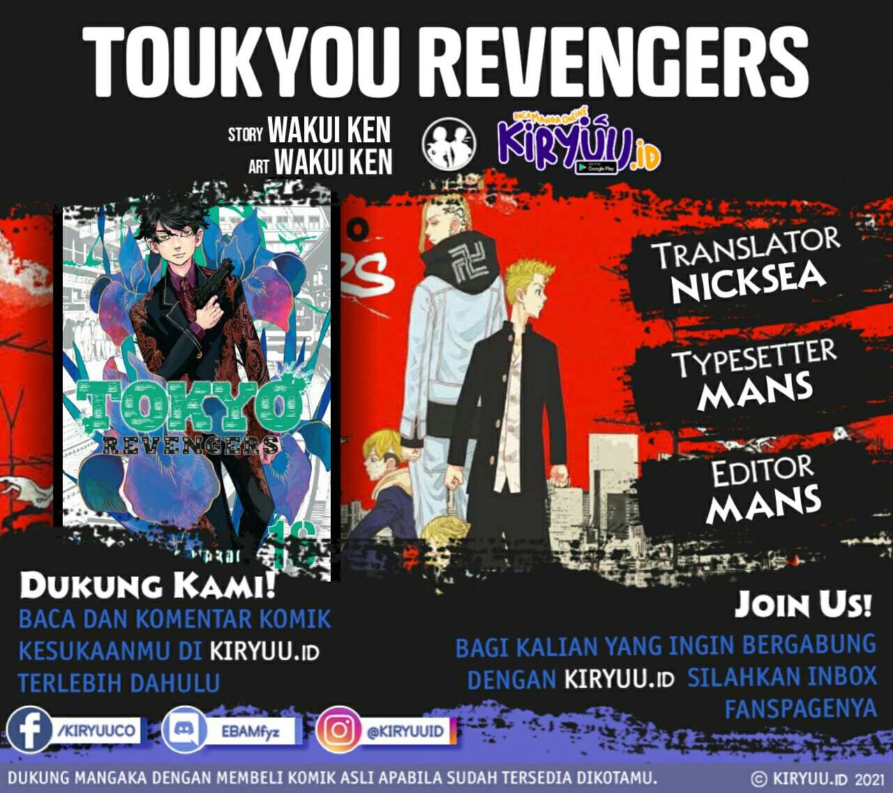 Tokyo Revengers Chapter 166 Bahasa Indonesia