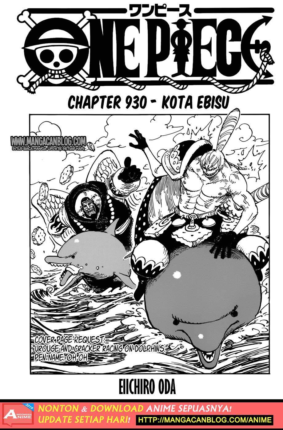 One Piece Chapter 930 Bahasa Indonesia