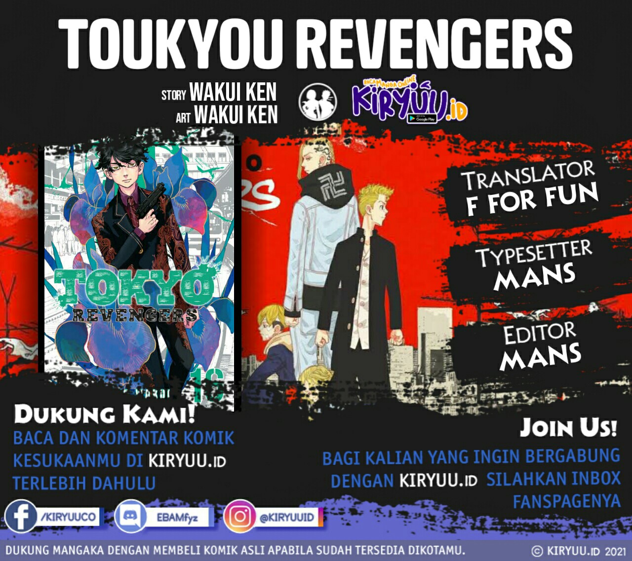 Tokyo Revengers Chapter 203 Bahasa Indonesia